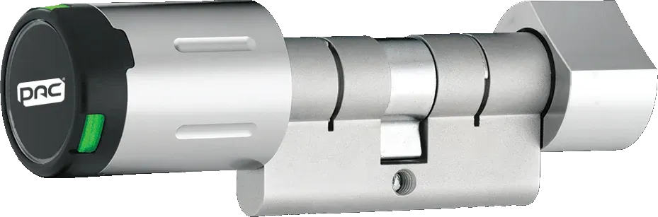PAC Lock -sylinterilukko molemminpuolisella nupilla